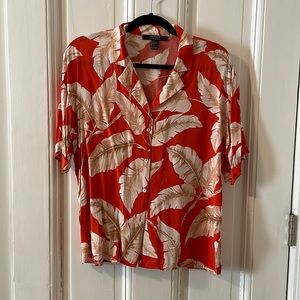 Forever21 Hawaiian camp shirt size M